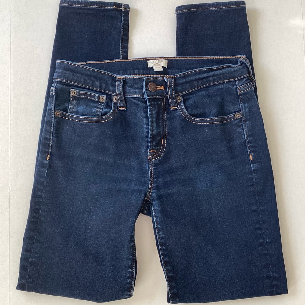 J.Crew Dark Stretch Skinny Jeans Size 25/28